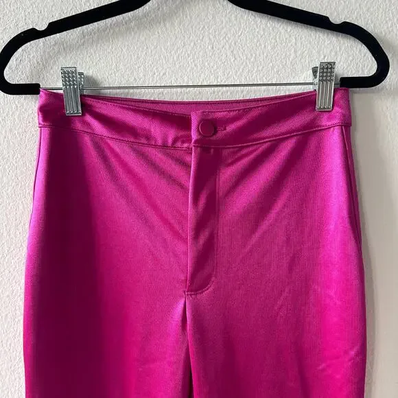 Skims Disco Pants High Rise Fuchsia Size Small - Picture 6 of 6